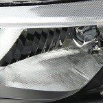 Black Amber Replacement Headlights for 06-11 Civic