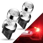 Super Bright Red LED Tail Light Bulbs - Pack of 2