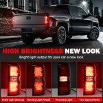 SHINEHOME Tail Light Assembly for 2014-2015 Chevy GMC