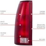 Awayet Tail Lights for Chevy GMC C/K & Suburban