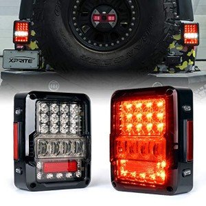 Xprite LED Tail Lights for Jeep Wrangler JK 07-18