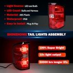 SHINEHOME Tail Light Assembly for 2014-2015 Chevy GMC
