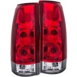 AnzoUSA G5 Red/Clear Tail Light Assembly - Pair
