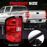 SHINEHOME Tail Light Assembly for 2014-2015 Chevy GMC