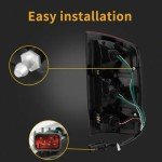 MiKaFex Tail Light Assembly for Dodge Ram 1500/2500/3500