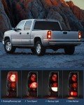 Nilight Taillight Assembly for Chevy Silverado & GMC Sierra