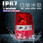 RANSOTO Right Tail Light for 2004-2008 Ford F150