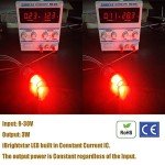 iBrightstar 7443 LED Red Brake Light Bulbs, 2 Pack