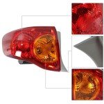 Left Tail Light Assembly for 2009-2010 Toyota Corolla