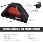 F1 Style Brake Light & Warning Flash Lamp