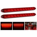 Nilight 16-Inch 11 LED Red Trailer Light Bar