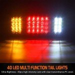 40 LED Truck Tail Light Bar with Iron Shield