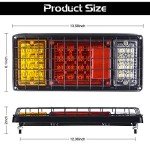 40 LED Truck Tail Light Bar with Iron Shield