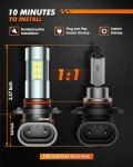 SEALIGHT 6000K LED Fog Light Bulbs (2-Pack)