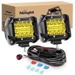Nilight 4-Inch Yellow LED Fog Light Pods