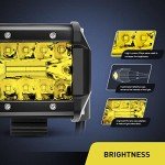 Nilight 4-Inch Yellow LED Fog Light Pods