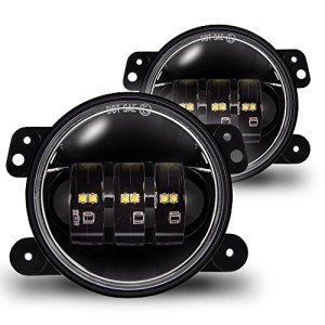 4-inch LED Fog Lights for 2007-2018 Jeep Wrangler