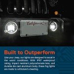 4-inch LED Fog Lights for 2007-2018 Jeep Wrangler