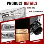 HECASA Fog Light Pair for 2006-2010 Ford Explorer