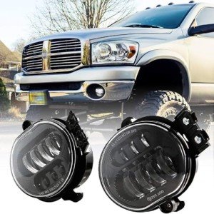BICYACO LED Fog Lights for Dodge Ram Trucks