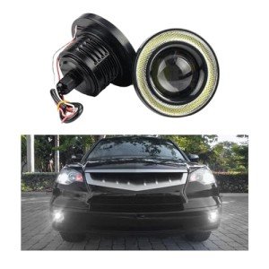Dickno 2 PCS Bright LED Fog Lights with Halo