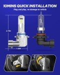 AUTOONE HB3 LED Fog Bulbs - 16000 Lumens 6000K