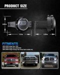 BICYACO LED Fog Lights for Dodge Ram Trucks