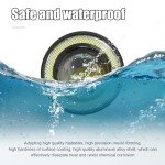 Dickno 2 PCS Bright LED Fog Lights with Halo