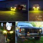 Nilight 72W Yellow LED Light Bar Kit - 2PCS