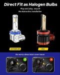 AUTOONE LED Fog Light Bulbs - Bright & Reliable
