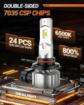 SEALIGHT 9145 H10 LED Fog Light Bulbs - 12000LM