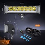 Nilight 6.5 Inch LED Pods with DRL and Wiring