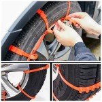 20Pcs Anti-Slip Snow Chains for Car Tires