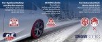 K&K Automotive Pro Series Snow Socks for Tires