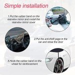 Winter Windshield Snow Cover with Mirror Shields