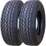 WANDA Set of 2 ST 205/75D15 Trailer Tires