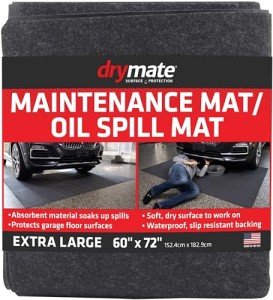 Absorbent Oil Spill Garage Floor Mat - 60"x72