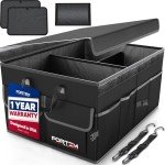 FORTEM Collapsible Car Trunk Organizer - 50L