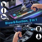 KMM 9000Pa Handheld Car Vacuum Cleaner & Air Duster