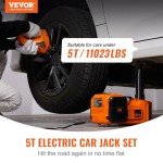 VEVOR 5 Ton Electric Car Jack with Wrench & Lights