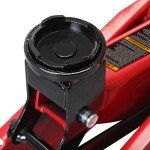 Red Torin Hydraulic Trolley Jack with Storage Case