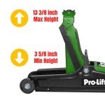 2 Ton Hydraulic Floor Jack - Green Trolley Lift
