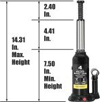 Big Red 4 Ton Hydraulic Car Bottle Jack