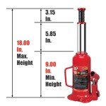 Big Red 12 Ton Hydraulic Car Bottle Jack