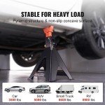 VEVOR 6 Ton Adjustable Car Jack Stands - Pair