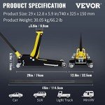VEVOR 3 Ton Low Profile Racing Floor Jack