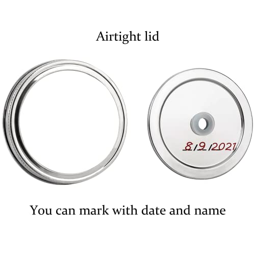 Jillmo Stainless Steel Fermentation Kit for Mason Jars