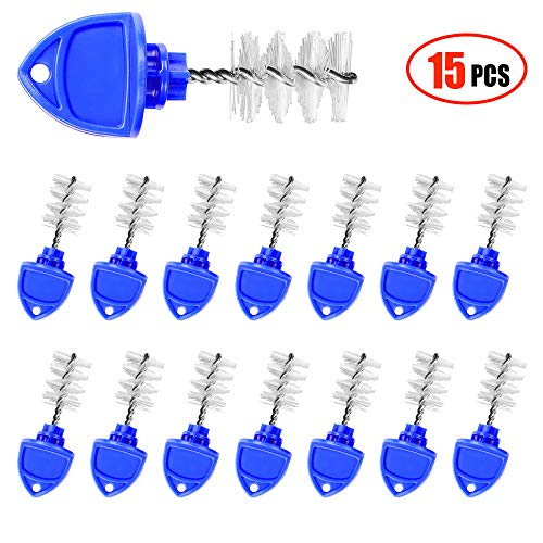 15-Pack Beer Faucet Cleaning Brush and Plug Set