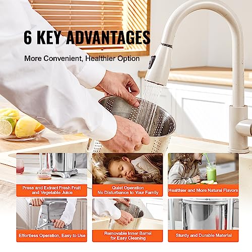 VEVOR Manual Fruit Wine Press and Juice Maker