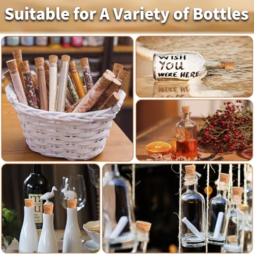 20 Pack Tapered Wooden Corks for DIY Projects